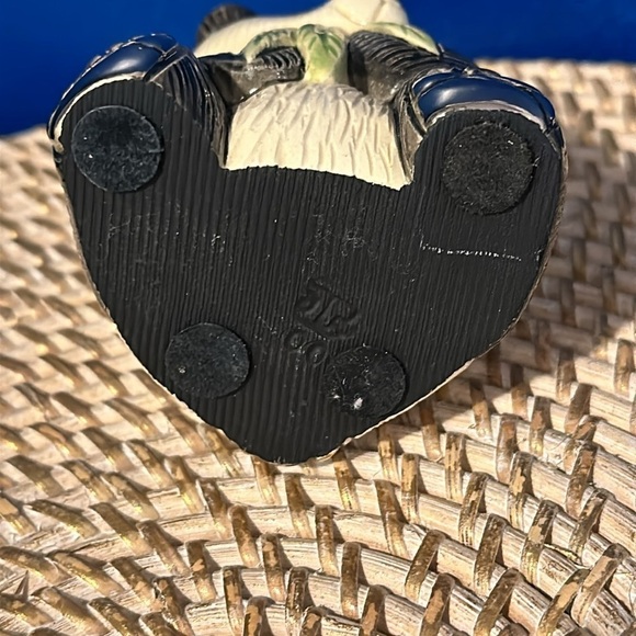 NWOT De Rosa Rinconada Gold Trim Ceramic Handcrafted Panda Bear Figurine Uruguay - Picture 5 of 5